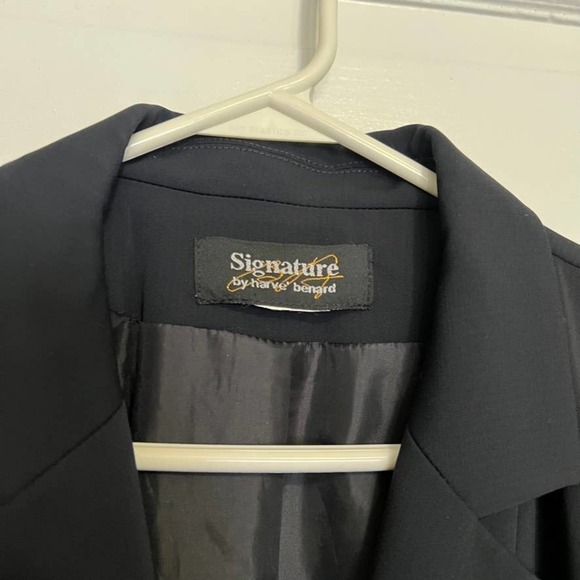 Signature by Harve Bernard black single button blazer 14 - Picture 3 of 11